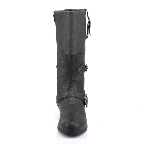 Piratenstiefel CARRIBEAN-299 - Anthrazit SALE