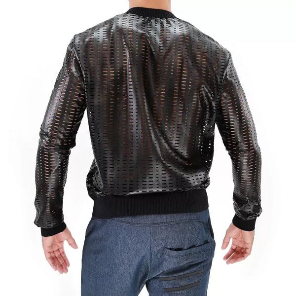 Schwarze Centurion Weste im markanten Combat Style von TOF Paris – Ansicht 3