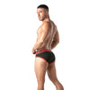 Slip Herren Sportlich Schwarz - Weicher Bi-Stretch Baumwolle & Jacquard-Bund | TOF Paris