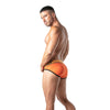 Sportliche Herren-Slips in Orange mit elastischem Jacquard-Bund | TOF Paris