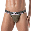 Jockstrap Khaki mit bi-stretch Baumwolle & flexiblem Bund | TOF Paris