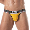Jockstrap Gelb - Weicher Bi-Stretch Baumwollkomfort mit Jacquard-Bund | TOF Paris