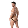 Jockstrap Orange mit flexiblem Jacquard-Bund & weichem Bi-Stretch Baumwollstoff | TOF Paris