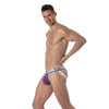 Jockstrap Lila mit bi-elastischem Baumwollstoff & breitem Bund, Lila | TOF Paris