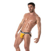 Jockstrap Gelb - Weicher Bi-Stretch Baumwollkomfort mit Jacquard-Bund | TOF Paris