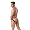 Jockstrap mit bi-stretch Baumwolle & flexiblem Jacquard-Bund, Schwarz | TOF Paris