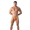 Tanga Herren Orange - Weicher Stretch, Komfort & Logo-Bund | TOF Paris