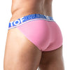Tanga Pink mit flexiblem Jacquard-Bund - weich & formbetont | TOF Paris
