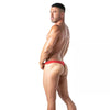 Herren String - Weicher Bi-Stretch, Enganliegend & Komfortabel, Rot | TOF Paris