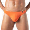 Herren String Orange mit weichem Baumwoll-Stretch & schlankem Bund | TOF Paris