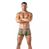 Boxershorts Khaki - Bequeme Low-Waist mit flexiblem Jacquard-Bund | TOF Paris