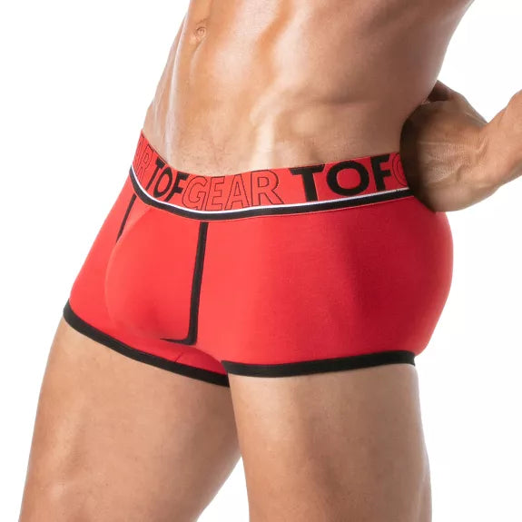 Boxershorts Herren Rot - Sportlich, Elastisch & Komfortabel | TOF Paris