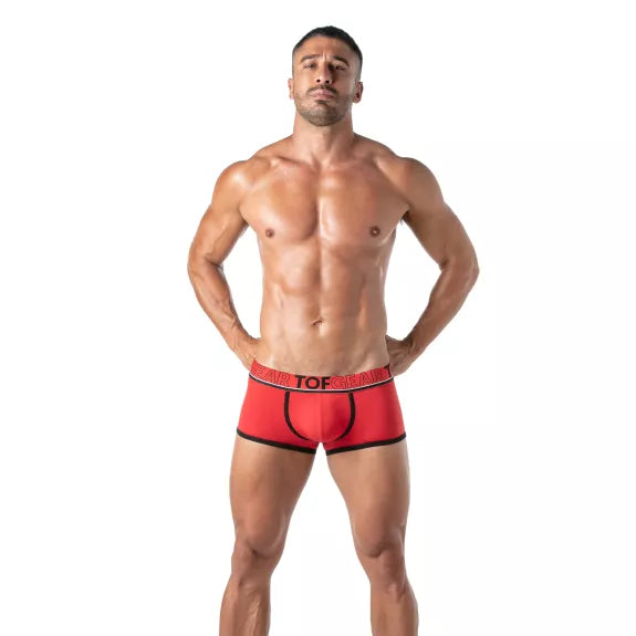 Boxershorts Herren Rot - Sportlich, Elastisch & Komfortabel | TOF Paris
