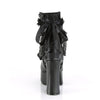 CHARADE-110 Plateau Stiefeletten - Schwarz von DemoniaCult – Ansicht 4