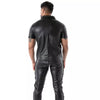 Schwarzes Kinky Shirt mit kurzen Ärmeln im Designer Look von TOF Paris – Ansicht 4