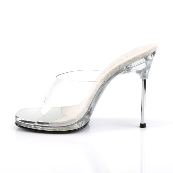 CHIC-01 Pantoletten Transparent | Fabulicious