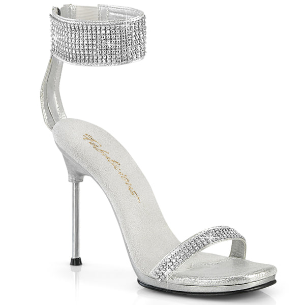 CHIC-40 - Sandaletten - Silber/Strass von Fabulicious