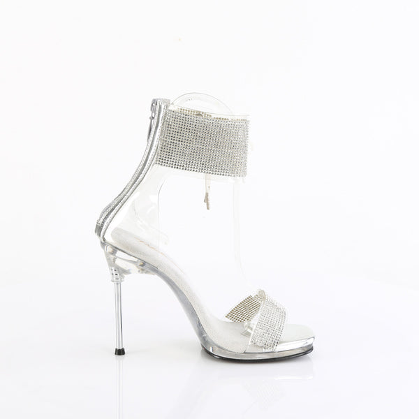 CHIC-47 - Sandaletten - Silber mit Strass von Fabulicious – Ansicht 5