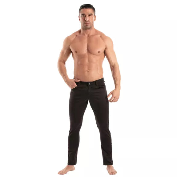 Herren Chinohose - Stretchkomfort & elegante Passform in Schwarz | TOF Paris