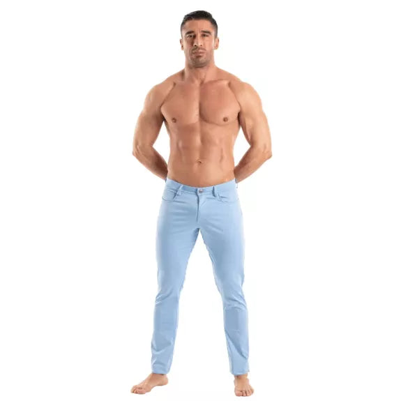 Herren Chino Pants Blau - Eleganter Stretchkomfort & perfekte Passform | TOF Paris