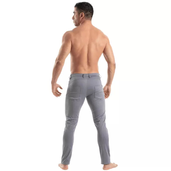 Herren Chinohose Grau - Stretch für perfekten Sitz & Komfort | TOF Paris