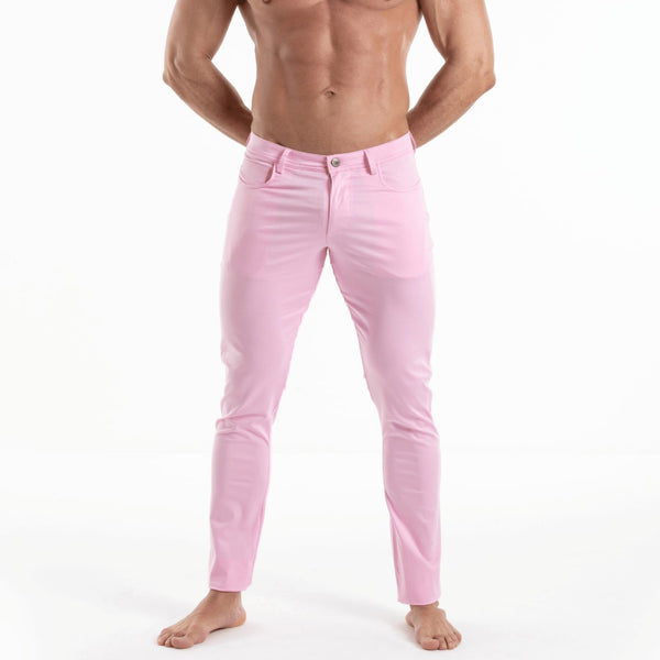 Herren Chinohose Pink - Stretchkomfort & elegante Passform | TOF Paris