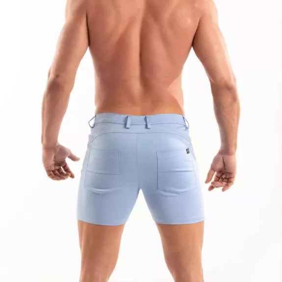 Chino Shorts Slim Fit mit Stretch - Bequeme Sommer-Shorts Blau | TOF Paris