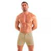 Beiges verführerisches Chino Short für einen modernen Look von TOF Paris