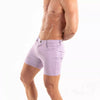 Chino Shorts Slim Fit mit Stretch - Komfort & Style in Lila | TOF Paris