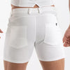 Chino Shorts Weiß - Slim Fit, Stretchstoff & 5 Taschen Design | TOF Paris