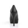 CHLOE-01 Plateau Pumps - Schwarz von Pleaser Pink Label – Ansicht 4