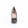 CHLOE-02 Plateau Pumps Lack Schwarz | Pleaser Pink Label SALE