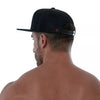 Schwarzblaue Circuit Cap im urbanen Streetstyle Look von TOF Paris – Ansicht 3