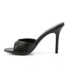 CLASSIQUE-01 Pantoletten Schwarz | Pleaser