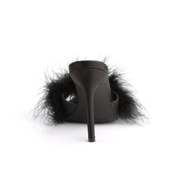 CLASSIQUE-01F Pantoletten - Schwarz EUR 38 | Fabulicious SALE
