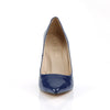 CLASSIQUE-20 Pumps Navy Blue Patent von Pleaser – Ansicht 2