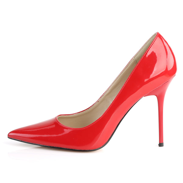 CLASSIQUE-20 Pumps Lack Rot von Pleaser – Ansicht 3
