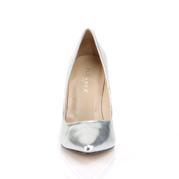 CLASSIQUE-20 Pumps Silber Metallic EUR 38 | Pleaser SALE