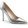 CLASSIQUE-20 Pumps Silber Metallic EUR 38 | Pleaser SALE