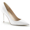 CLASSIQUE-20 Pumps Weiß Lack | Pleaser SALE