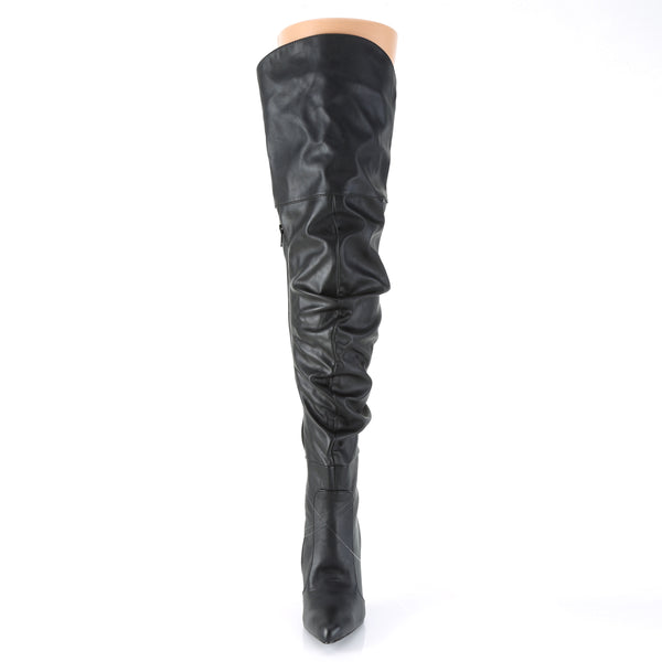 CLASSIQUE-3011 Overknee Stiefel Schwarz | Pleaser SALE