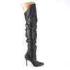 CLASSIQUE-3011 Overknee Stiefel Schwarz | Pleaser SALE