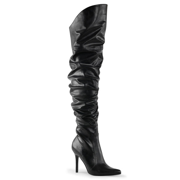 CLASSIQUE-3011 Overknee Stiefel Schwarz | Pleaser SALE