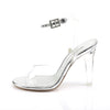 CLEARLY-406 Pantoletten transparent EUR 40 | Fabulicious SALE