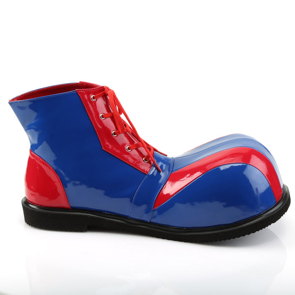 CLOWN-05 Schuhe Rot Blau Lack von Funtasma – Ansicht 5