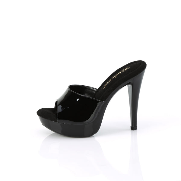 COCKTAIL-501 Plateau Pantoletten Schwarz von Fabulicious – Ansicht 3