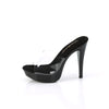 COCKTAIL-501 Plateau Pantoletten Schwarz/Transparent von Fabulicious – Ansicht 3
