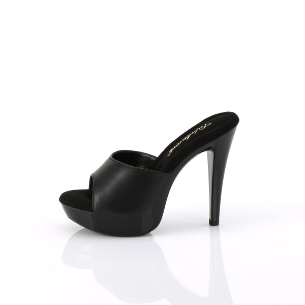 COCKTAIL-501L Plateau Pantoletten Schwarz von Fabulicious – Ansicht 3