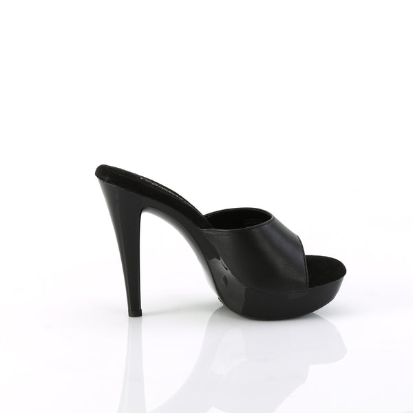 COCKTAIL-501L Plateau Pantoletten Schwarz von Fabulicious – Ansicht 5