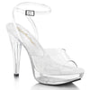 COCKTAIL-506 - Plateau Sandaletten - Transparent von Fabulicious
